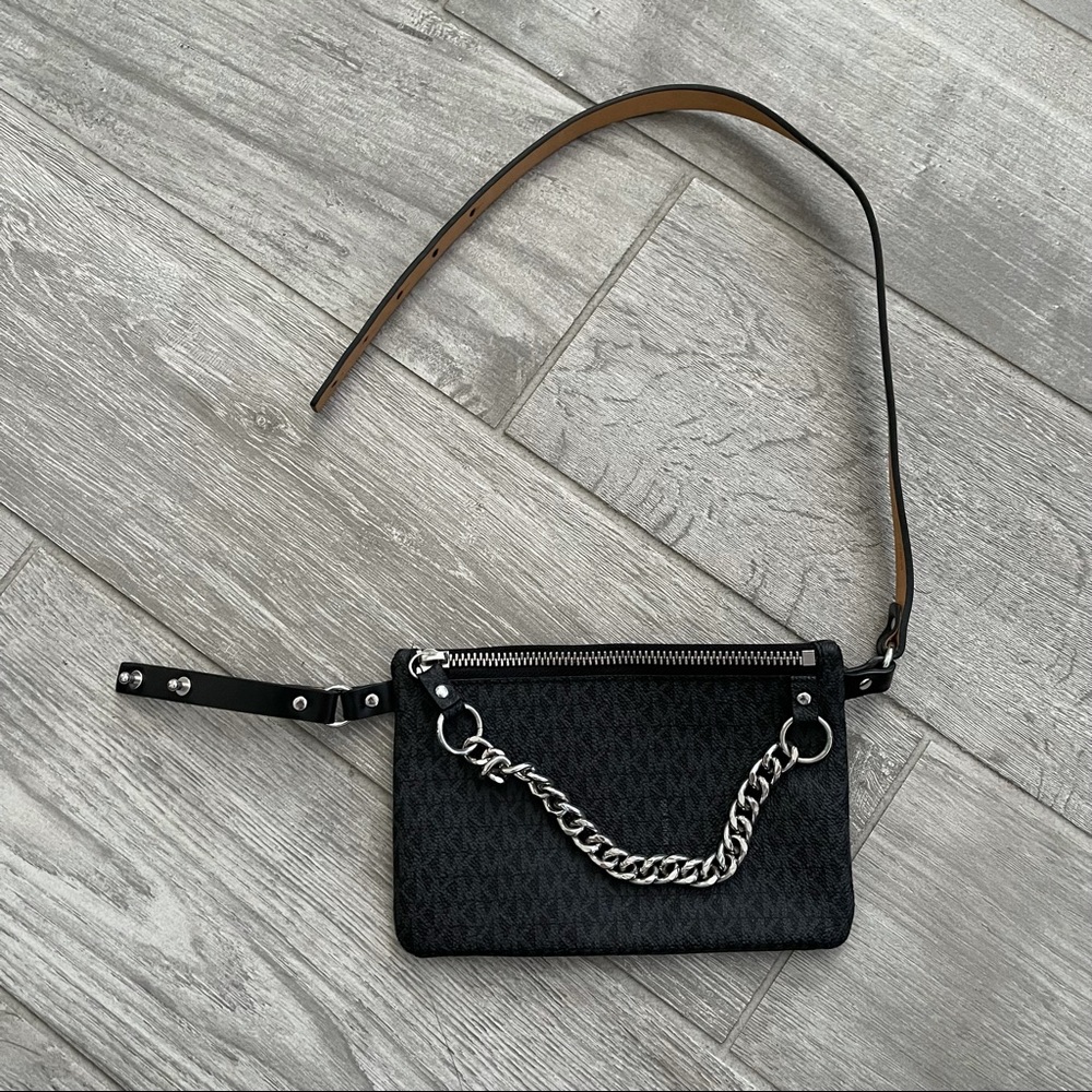 Michael Kors Black Belt Bag - Picture 5 of 8